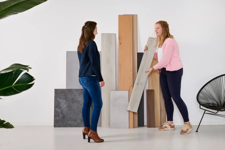 Vinyl tegels en planken in allerlei formaten